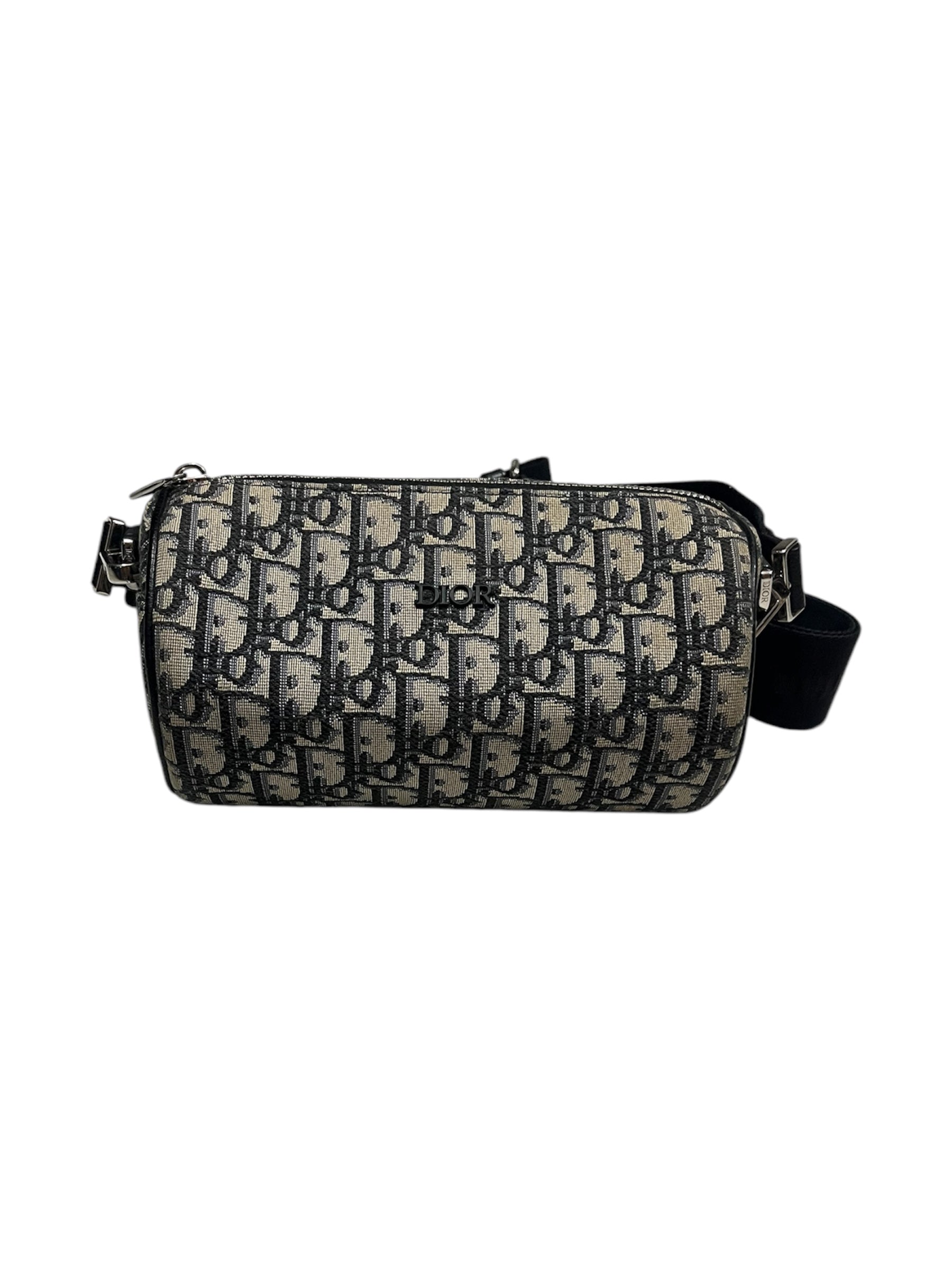Oblique Roller Messenger Bag