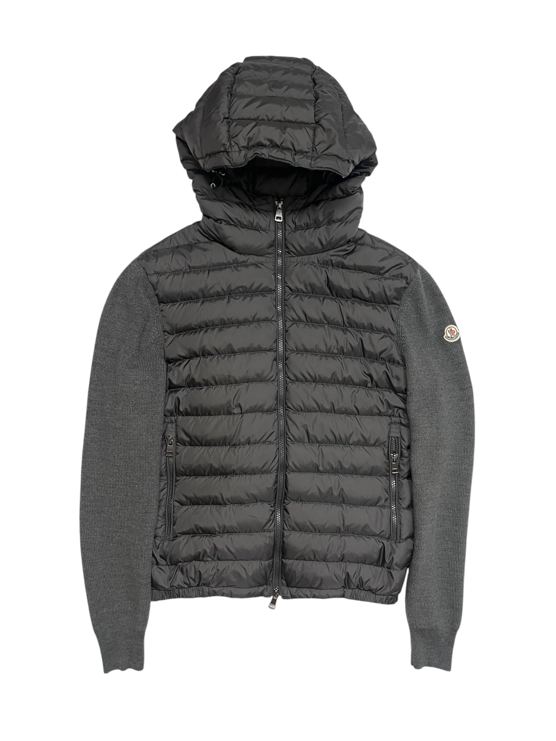 Hooded Down Cardigan