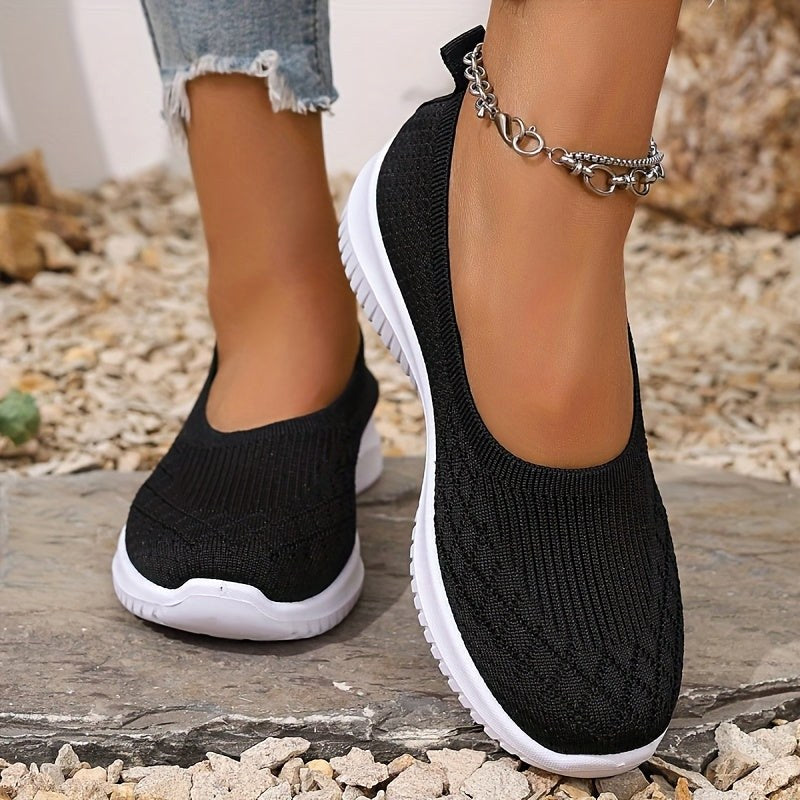 Adeline | Damskie ortopedyczne wsuwane buty sportowe, lekkie buty komfortowe | Erwnn | Szary