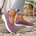 Adeline | Damskie ortopedyczne wsuwane buty sportowe, lekkie buty komfortowe | Erwnn | Szary