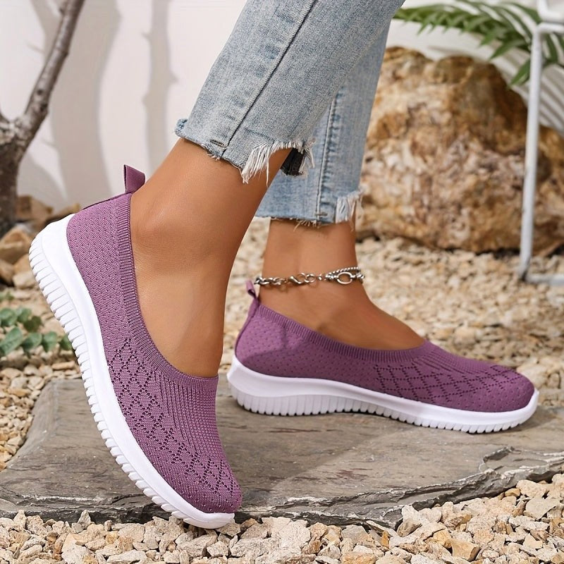 Adeline | Damskie ortopedyczne wsuwane buty sportowe, lekkie buty komfortowe | Erwnn | Szary