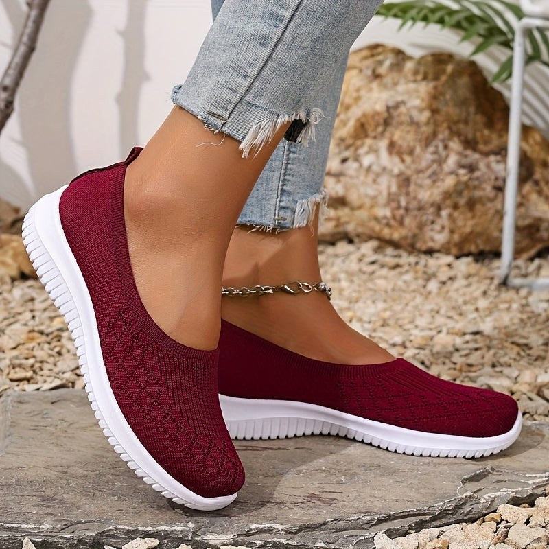 Adeline | Damskie ortopedyczne wsuwane buty sportowe, lekkie buty komfortowe | Erwnn | Szary
