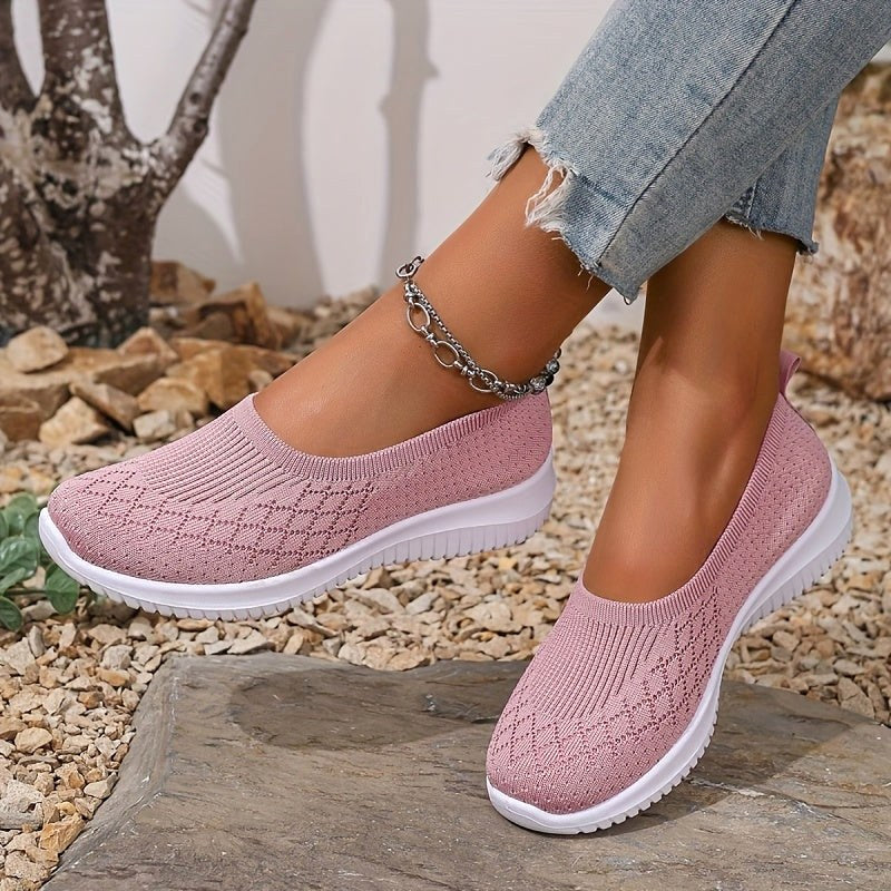Adeline | Damskie ortopedyczne wsuwane buty sportowe, lekkie buty komfortowe | Erwnn | Szary