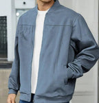 Alistair | Męska kurtka bomberka o czystych liniach, nowoczesna, klasyczna bomberka | Erwnn | Zielony