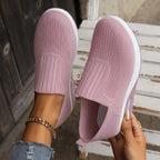 Amelie | Damskie buty wsuwane z amortyzacją, ortopedyczne buty komfortowe | Erwnn | Czarny
