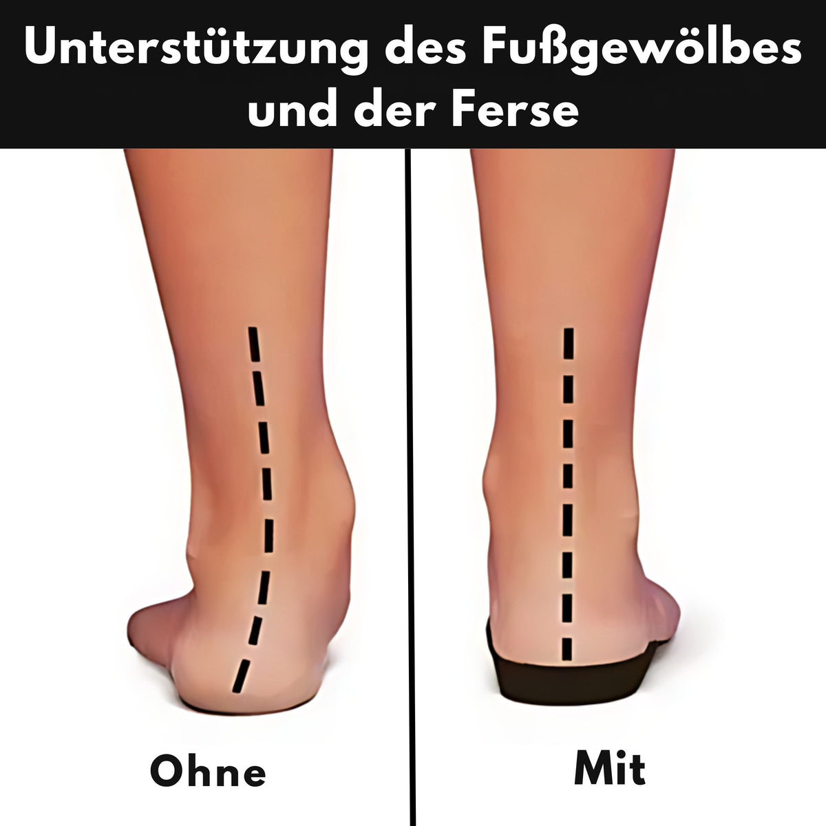 Amelie | Damskie buty wsuwane z amortyzacją, ortopedyczne buty komfortowe | Erwnn | Czarny