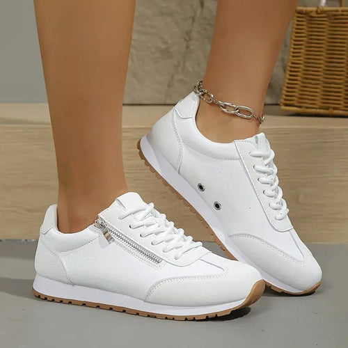 Beatrice | Damskie ortopedyczne buty trekkingowe, wspierające buty wsuwane | Erwnn | Beżowy