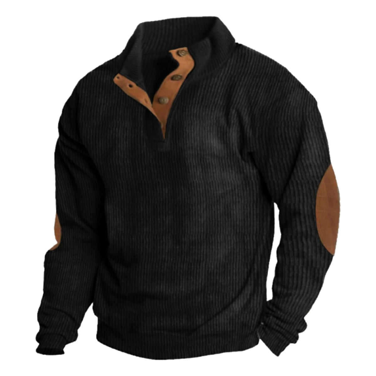 Benedict | Męski gruby sweter z grubego splotu, sweter inspirowany stylem retro | Erwnn | Zielony