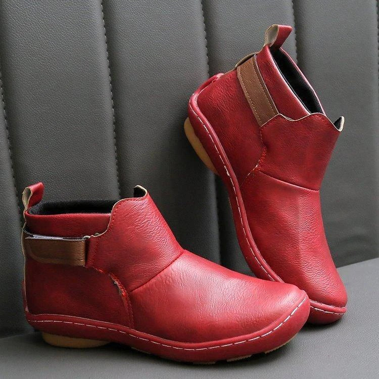 Charlotte | Damskie ortopedyczne botki, wspierające buty jesienne | Erwnn | Brązowy
