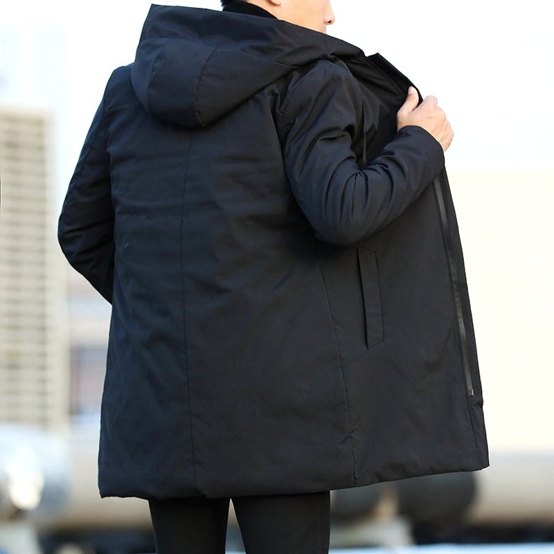 Chase | Męska parka, wodoodporny model, na chłodne dni | Erwnn | Czarny