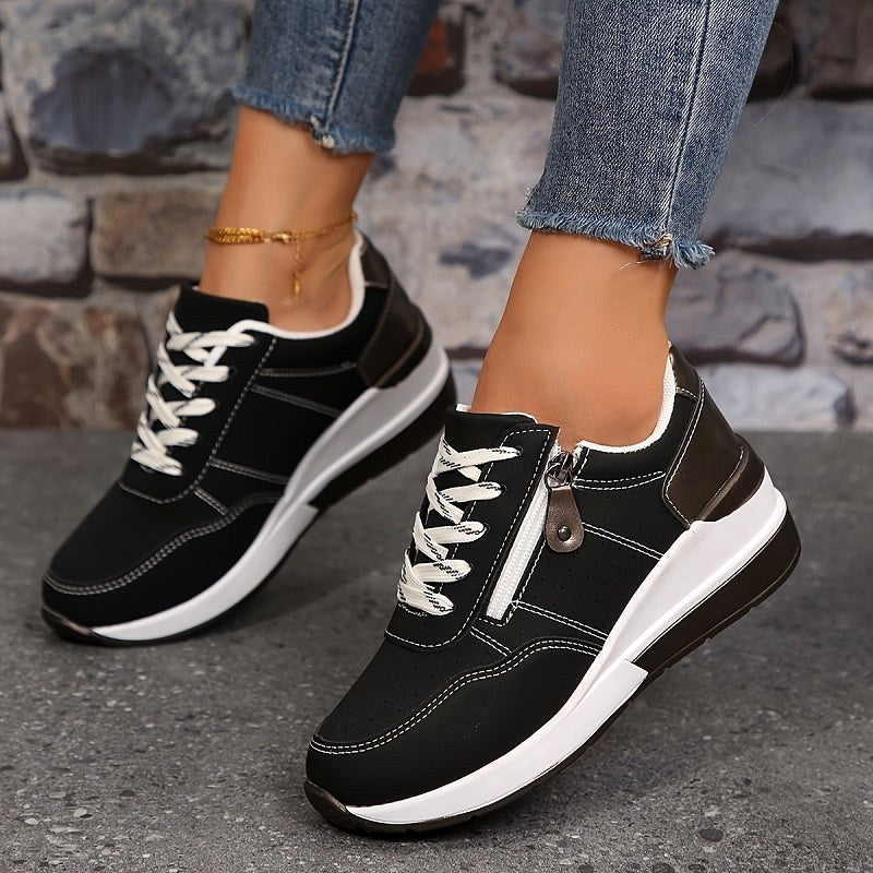 Edith | Damskie ortopedyczne buty sportowe, wygodne buty wsuwane | Erwnn | Niebieski
