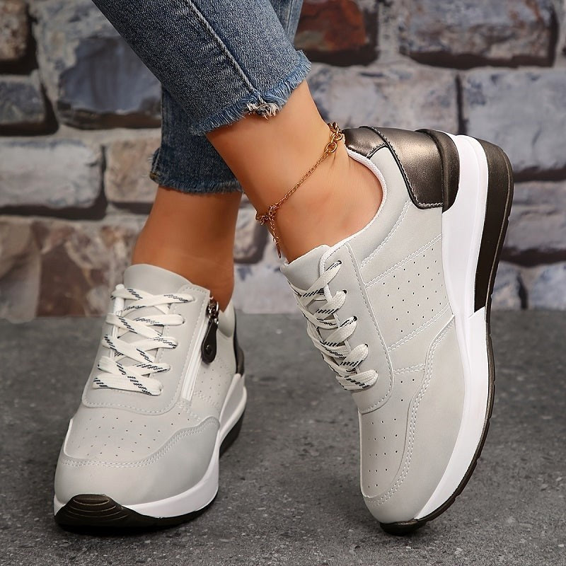 Edith | Damskie ortopedyczne buty sportowe, wygodne buty wsuwane | Erwnn | Niebieski
