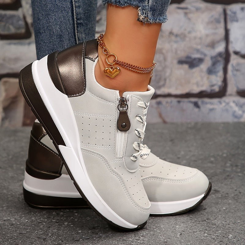 Edith | Damskie ortopedyczne buty sportowe, wygodne buty wsuwane | Erwnn | Niebieski