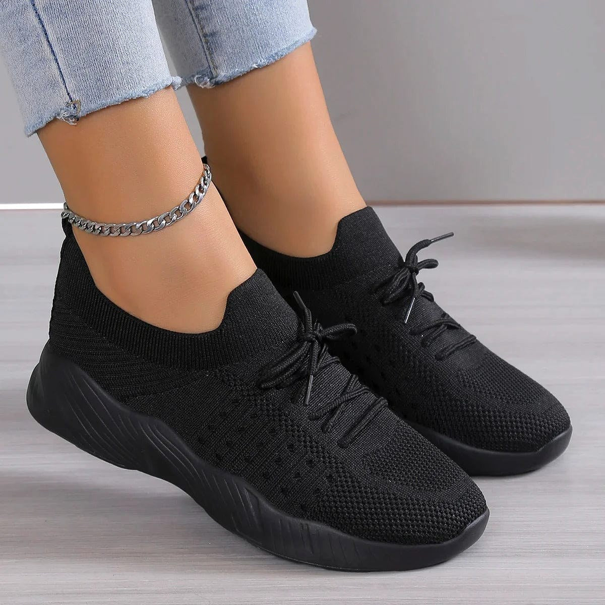 Esme | Damskie ortopedyczne buty wsuwane | Erwnn | Błękitny
