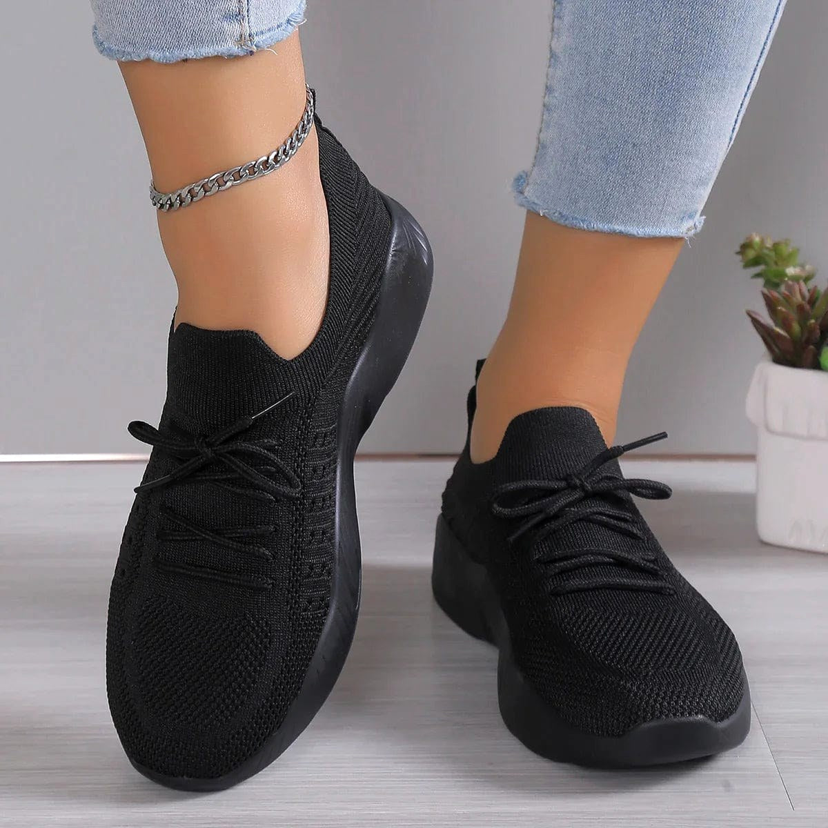 Esme | Damskie ortopedyczne buty wsuwane | Erwnn | Błękitny