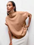 Grace | Damski wygodny sweter z dzianiny, ciepły sweter zimowy | Erwnn | Camelowy
