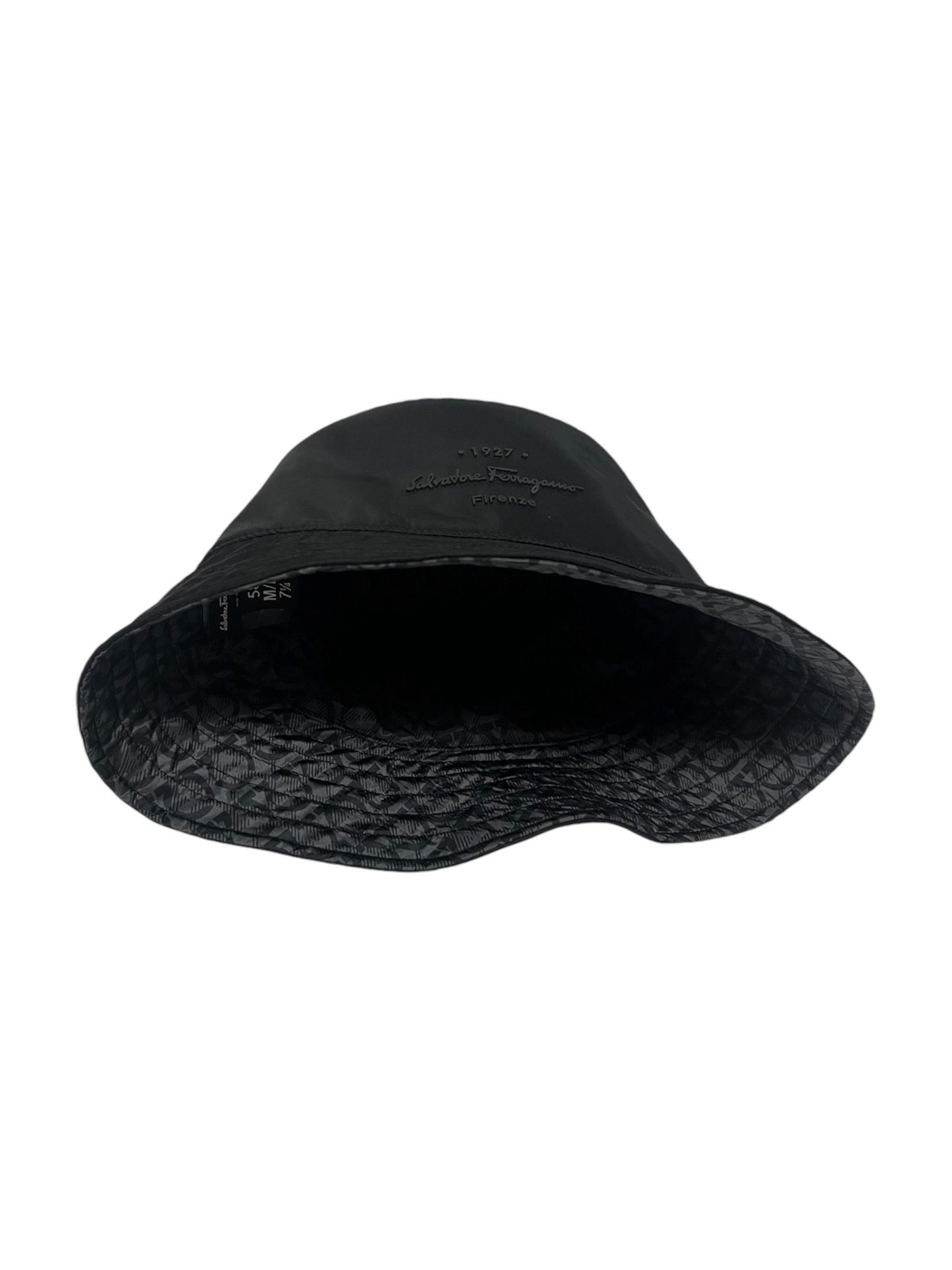 Reversible Black Bucket Hat