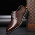 Ludwik | Klasyczne męskie buty skórzane sznurowane, eleganckie oksfordy | Erwnn
