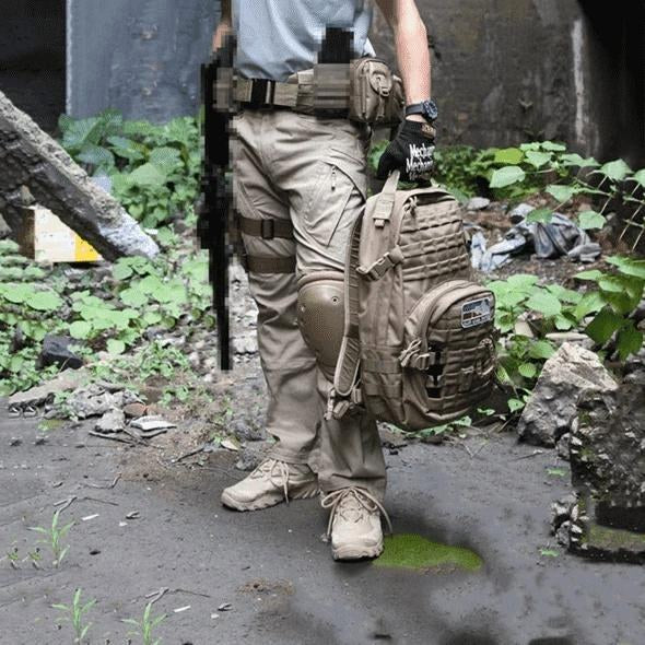 Kacper | Męskie spodnie trekkingowe cargo z kieszeniami, przewiewne spodnie outdoorowe | Erwnn