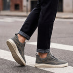 Mason | Męskie buty sportowe retro w stylu zamszu, buty sportowe na co dzień | Erwnn | Brązowy