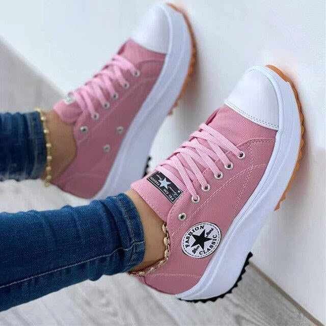 Monique | Damskie ortopedyczne buty sportowe z ergonomicznym wsparciem, wygodne buty sportowe trekkingowe | Erwnn | Biały