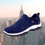 Moritz | Męskie buty wsuwane z amortyzacją, ergonomiczne buty do chodzenia | Erwnn | Brązowy