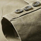 Neil | Męski swobodny, lekki blezer, elegancki blezer o dopasowanym kroju | Erwnn | Khaki