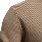 Oliver | Męski sweter bawełniany o klasycznym kroju, elegancki męski sweter | Erwnn | Jasnoszary