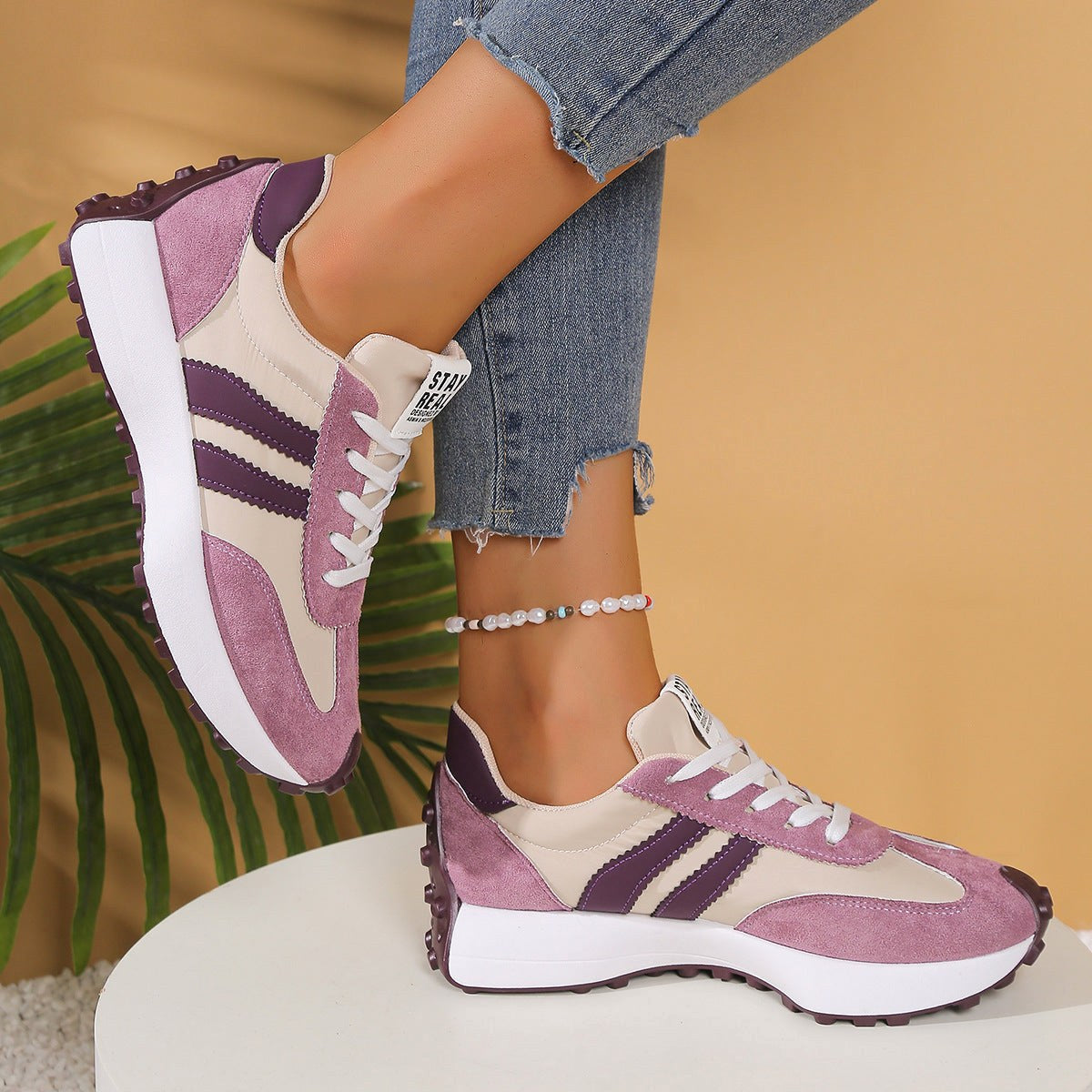 Petra | Damskie ortopedyczne buty sportowe z amortyzacją, lekkie buty do chodzenia | Erwnn