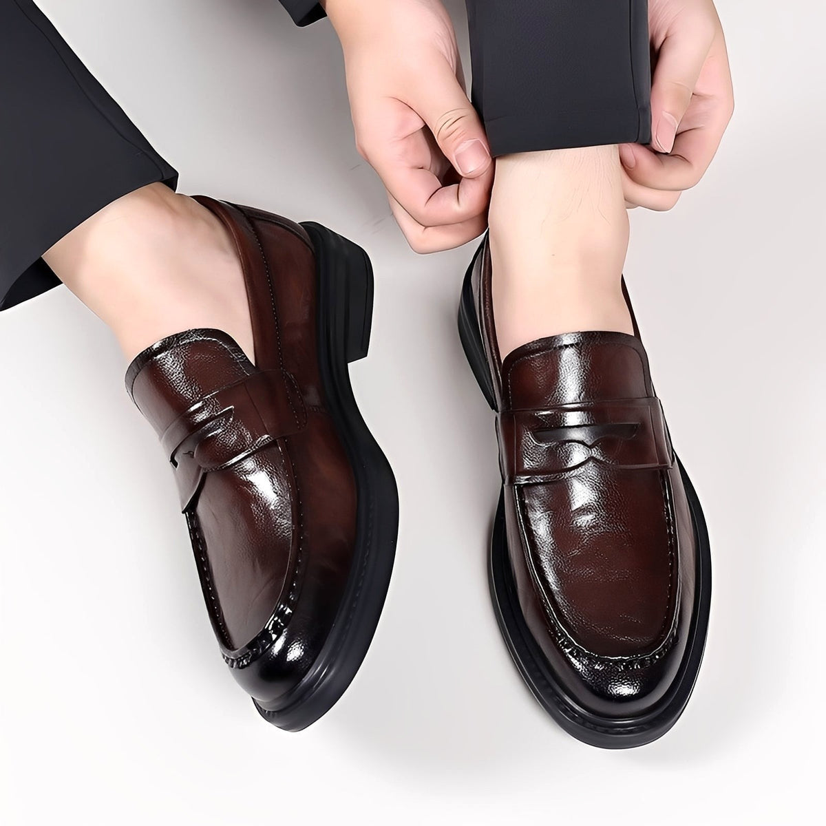 Robert | Męskie mokasyny w klasycznym designie, eleganckie mokasyny | Erwnn
