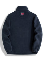 Rudolf | Męska bluza polarowa z kołnierzem, bluza polarowa outdoorowa | Erwnn | Szary