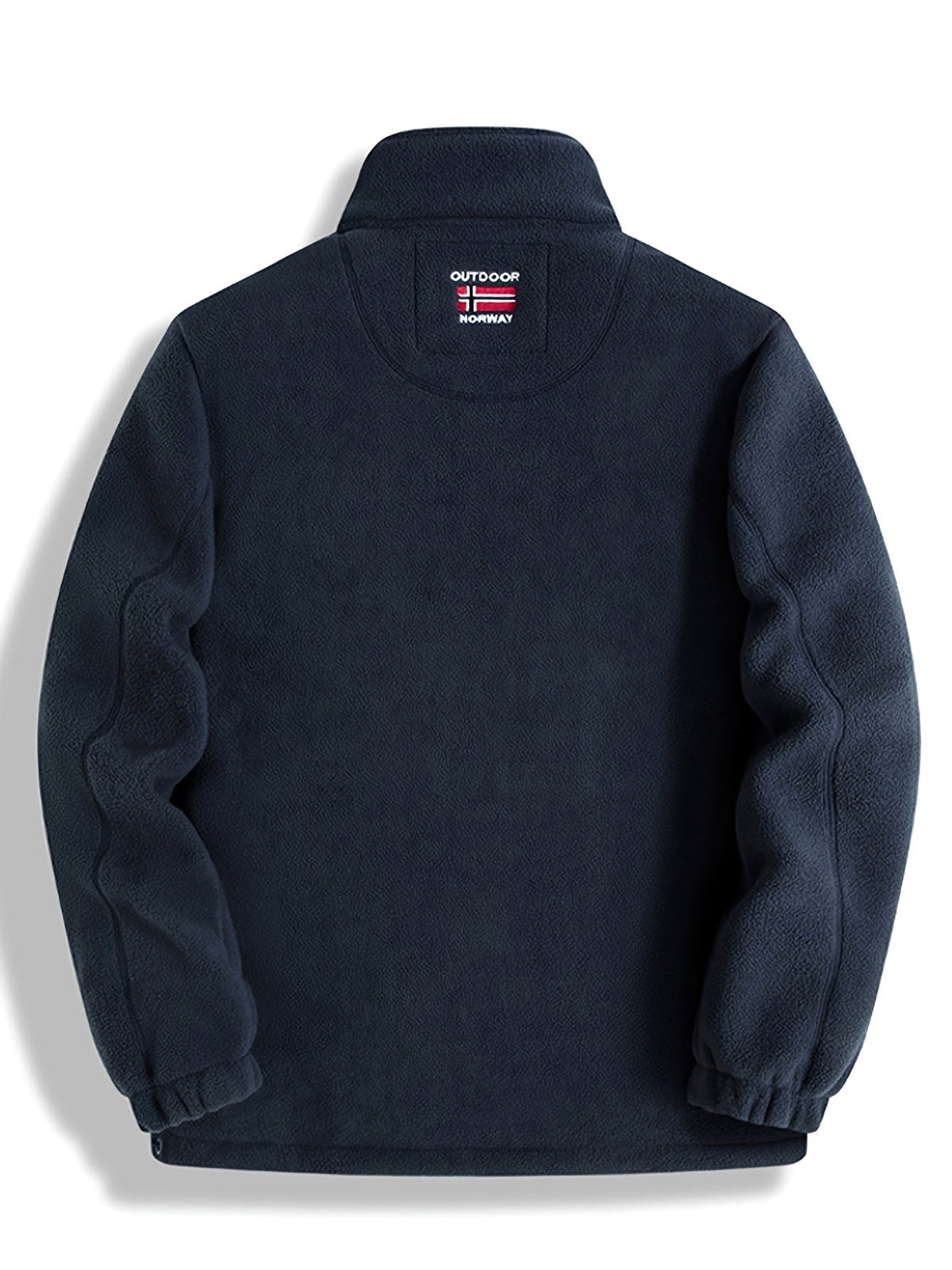 Rudolf | Męska bluza polarowa z kołnierzem, bluza polarowa outdoorowa | Erwnn | Szary