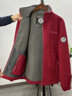 Rudolf | Męska bluza polarowa z kołnierzem, bluza polarowa outdoorowa | Erwnn | Czarny