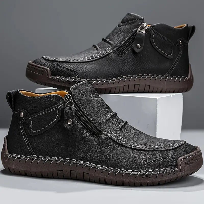 Marek | Ergonomiczne męskie buty wsuwane, wygodne obuwie na co dzień | Erwnn