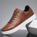 Scott | Męskie sznurowane buty sportowe, niskie buty ortopedyczne | Erwnn | Czarny