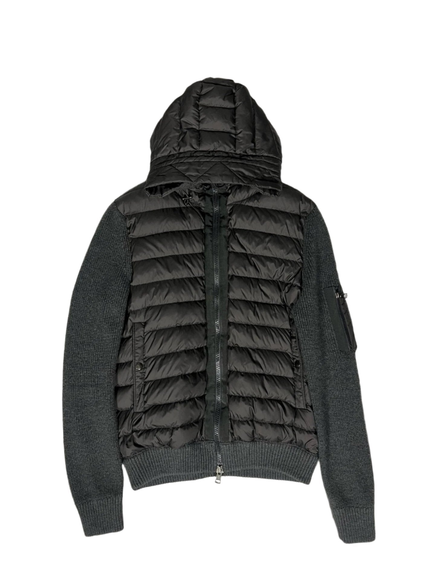 Hooded Down Cardigan