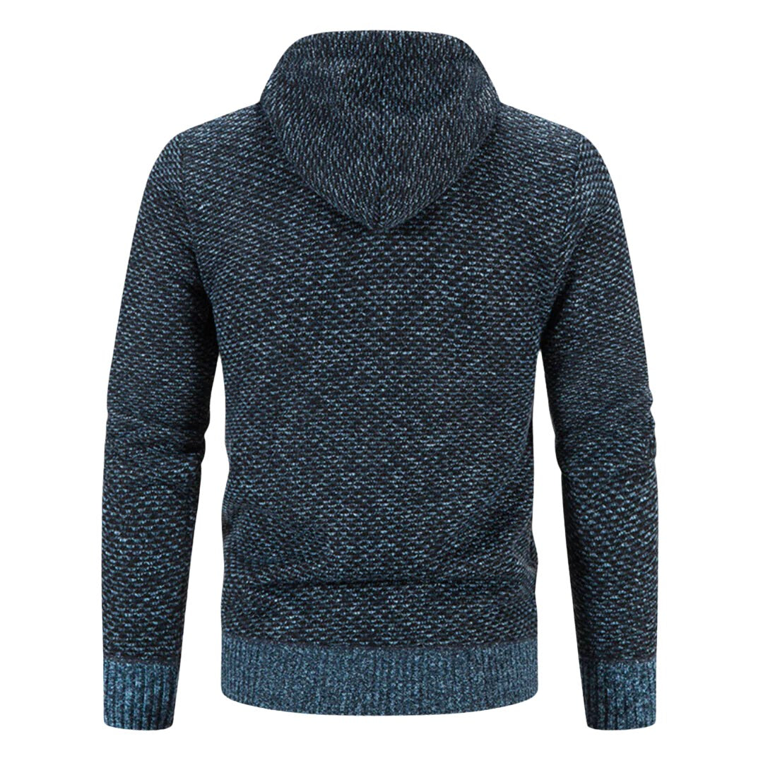 Viktor | Męska bluza premium z kapturem, elegancka bluza z kapturem | Erwnn | Brązowy