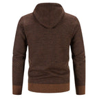 Viktor | Męska bluza premium z kapturem, elegancka bluza z kapturem | Erwnn | Brązowy