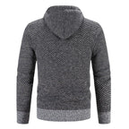 Viktor | Męska bluza premium z kapturem, elegancka bluza z kapturem | Erwnn | Brązowy