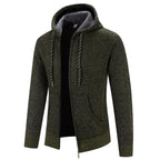 Viktor | Męska bluza premium z kapturem, elegancka bluza z kapturem | Erwnn | Brązowy