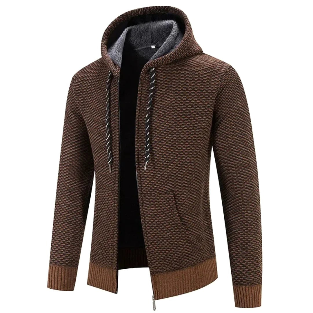 Viktor | Męska bluza premium z kapturem, elegancka bluza z kapturem | Erwnn | Zielony
