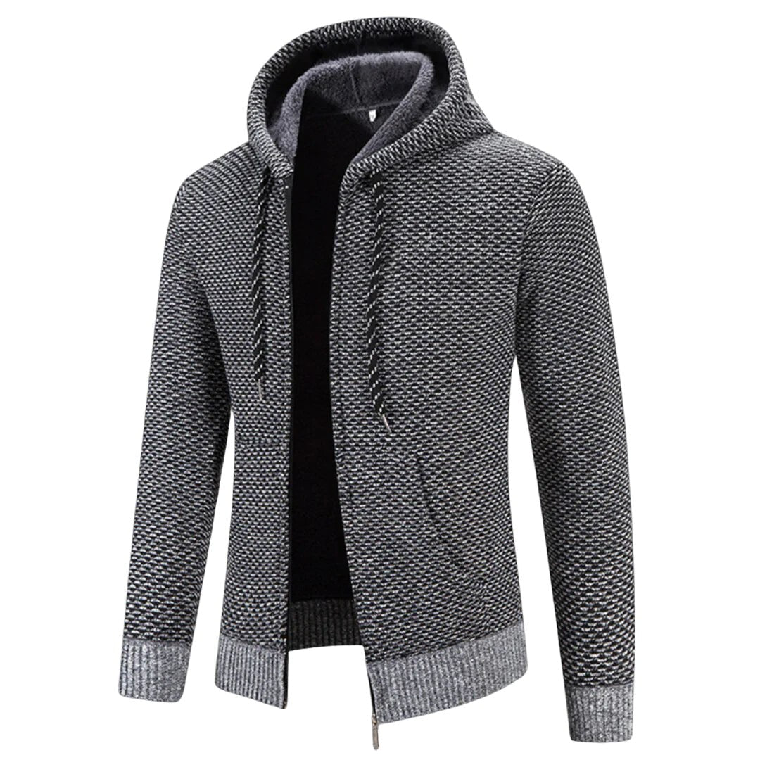 Viktor | Męska bluza premium z kapturem, elegancka bluza z kapturem | Erwnn | Zielony