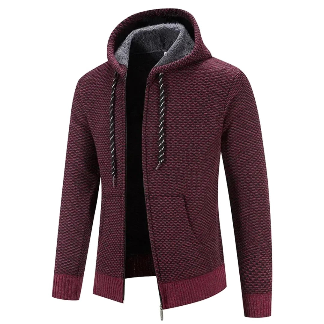 Viktor | Męska bluza premium z kapturem, elegancka bluza z kapturem | Erwnn | Zielony